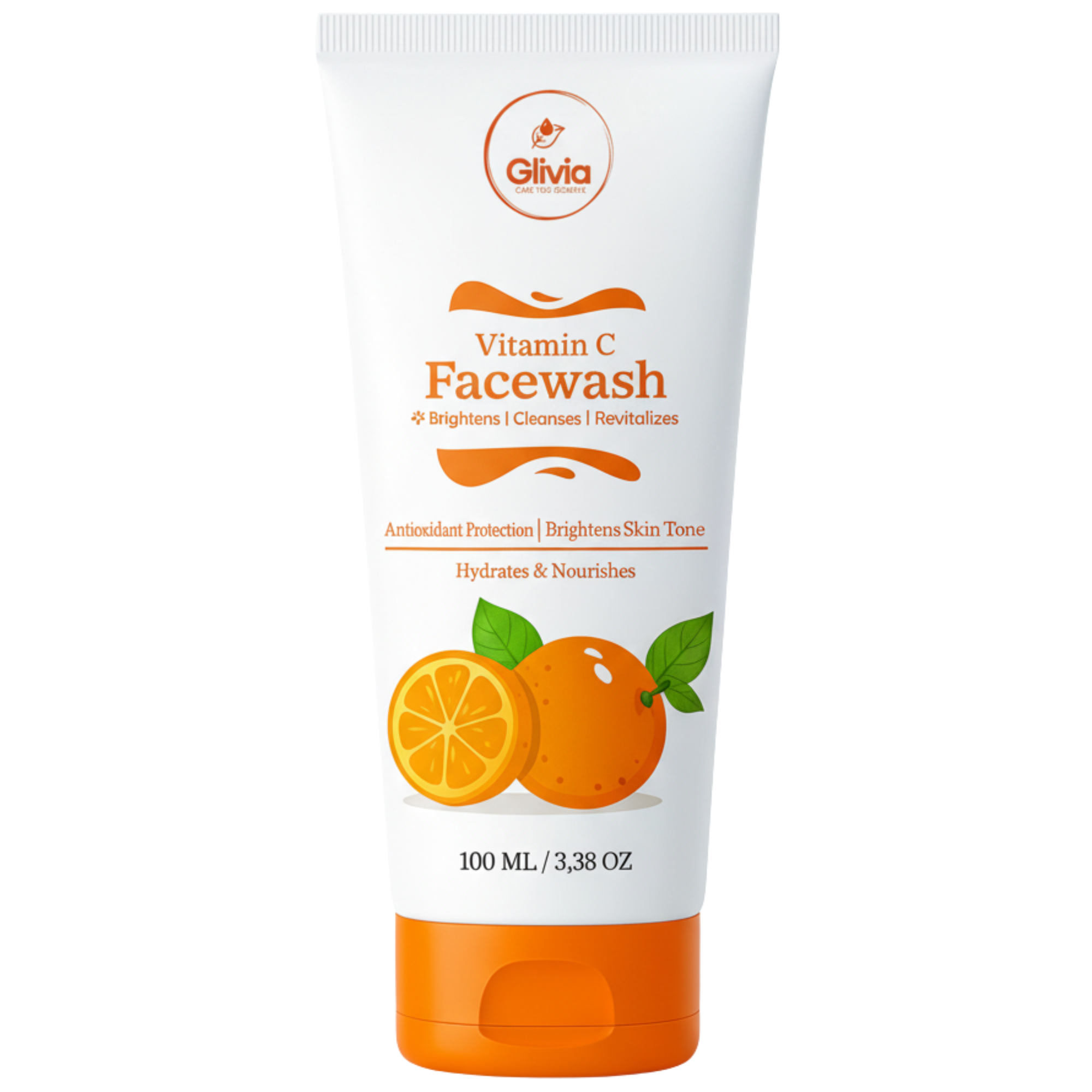 Glivia Oily Skin Face Wash Man and Women Cleanser Facewash Men For Dry Combination Acne Prone Oil Control Serum Acne Face Wash Woman and Pimple Scrub Care Detan Tan Vitamin C Facewash For Oily Skin